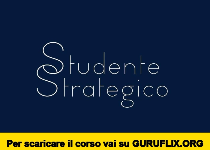 [95% OFF] Studente Strategico di Alessandro de Concini
