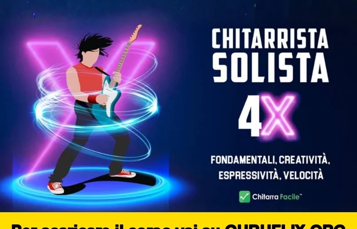 [95% OFF] Chitarrista Solista 4X di Chitarra Facile