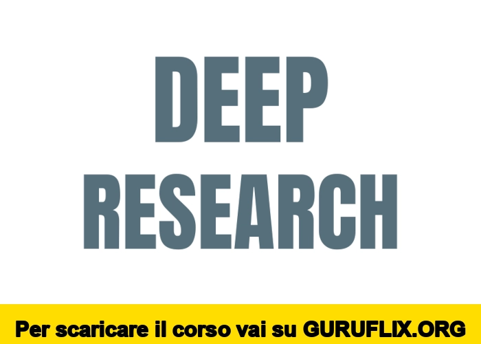 [95% OFF] Usa Deep Research al Massimo di Raffaele Gaito