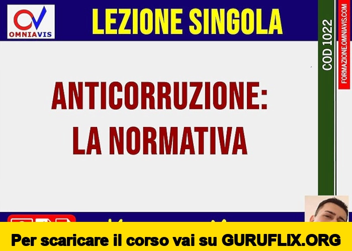 [95% OFF] Anticorruzione: la normativa (Cod1022) di Omniavis