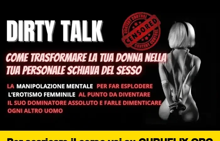 [95% OFF] Dirty Talk di Metodo Bad Boy