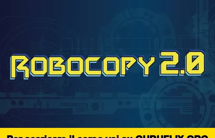 [95% OFF] Robocopy 2.0 di Marco Lutzu