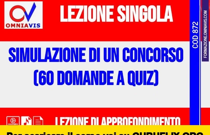 [95% OFF] Simulazione di un concorso (Cod872) di Omniavis