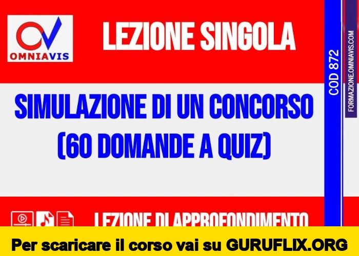 [95% OFF] Simulazione di un concorso (Cod872) di Omniavis