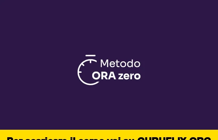 [95% OFF] Metodo ORA Zero di Efficacemente