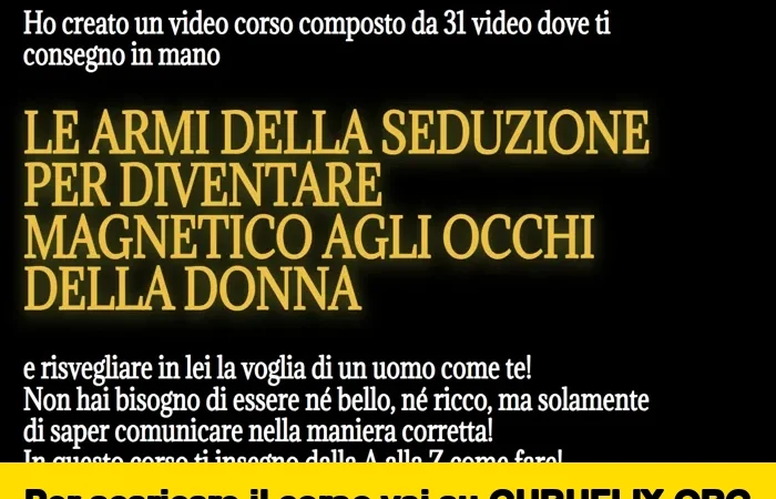 [95% OFF] Come Diventare Magnetico agli Occhi della Donna di Prencipe Consulting