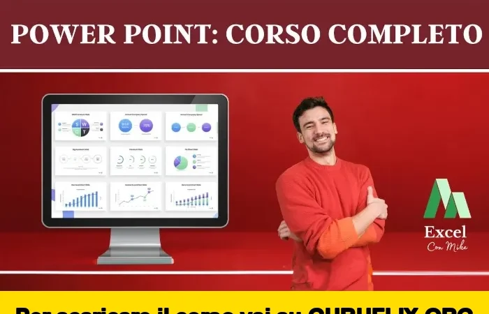 [95% OFF] Corso Completo PowerPoint di Excel con Mike