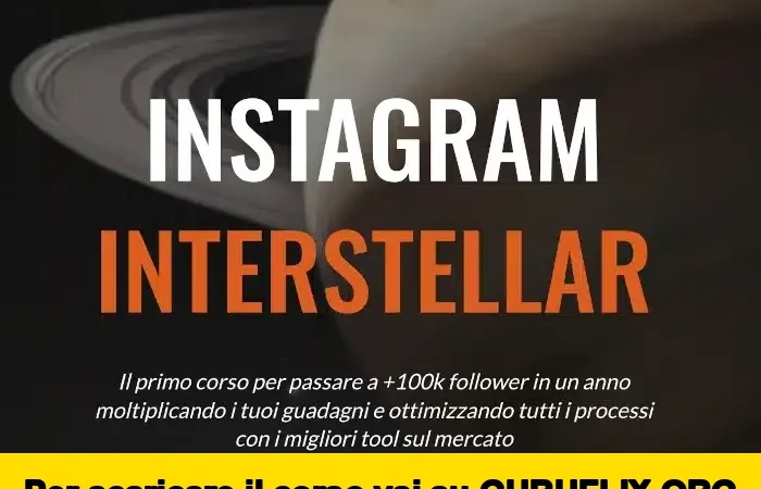 [95% OFF] Instagram Interstellar 2.0 di Gabriele Venturini