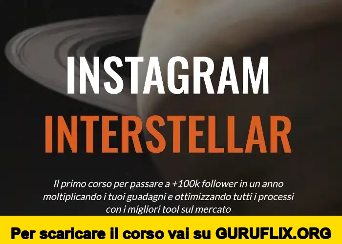 [95% OFF] Instagram Interstellar 2.0 di Gabriele Venturini