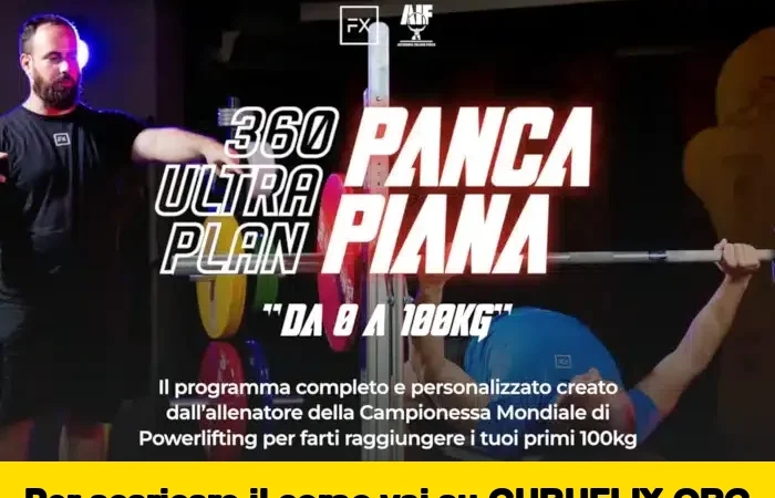 [95% OFF] Panca Piana (da 0 a 100k) di FitnessX
