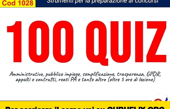 [95% OFF] 100 Quiz Commentati di Diritto (Cod1028) di Omniavis
