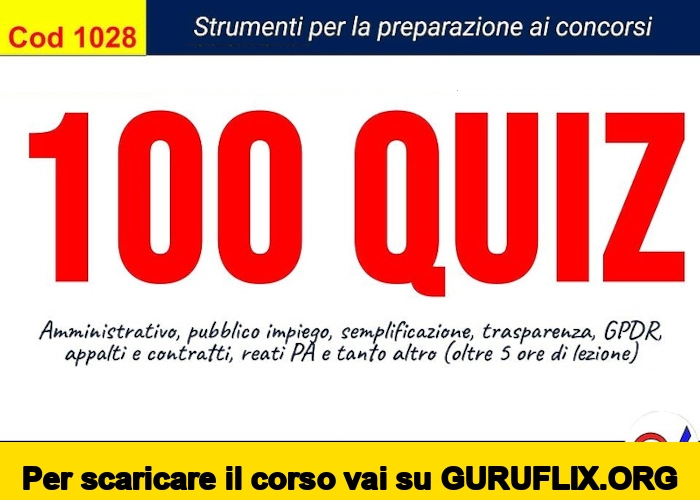 [95% OFF] 100 Quiz Commentati di Diritto (Cod1028) di Omniavis