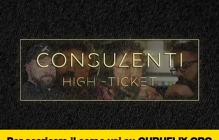 [95% OFF] Consulenti High Ticket™ di Mik Cosentino