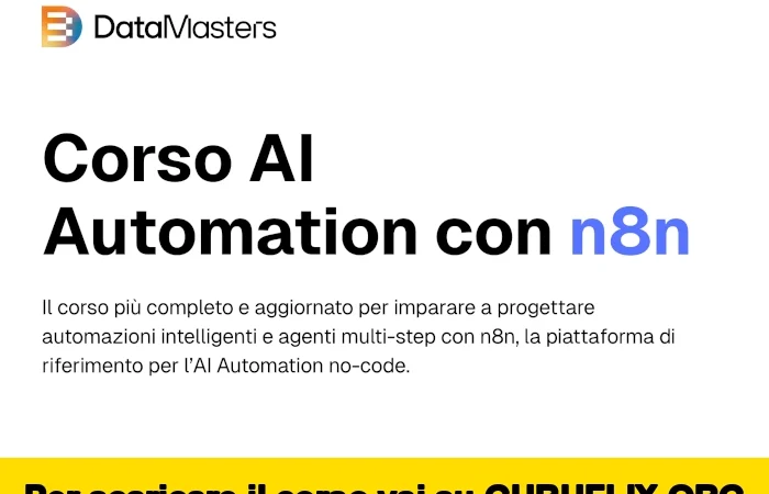 [95% OFF] Corso AI Automation con n8n di Data Masters