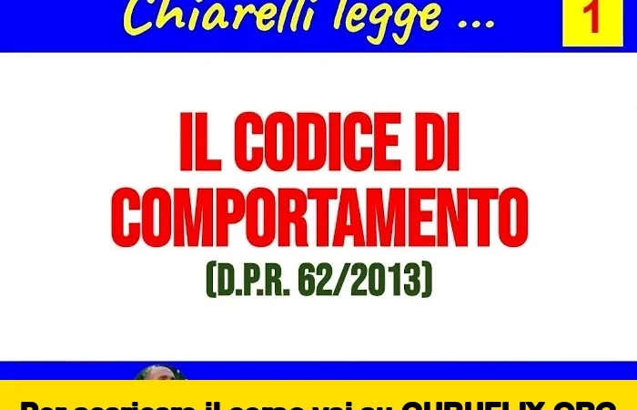 [95% OFF] Lettura del DPR 62/2013 “Codice di comportamento” (Cod095) di Omniavis
