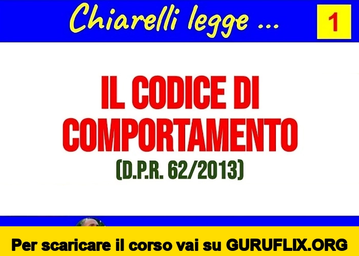 [95% OFF] Lettura del DPR 62/2013 “Codice di comportamento” (Cod095) di Omniavis