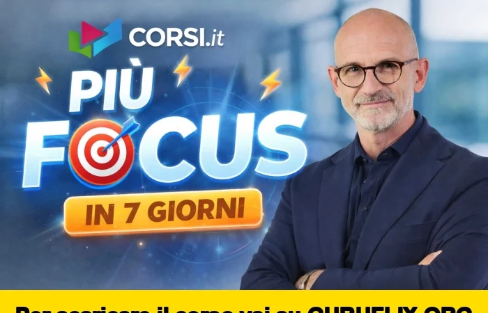 [95% OFF] Più Focus in 7 Giorni di Antonio Pipio (Corsi.it)