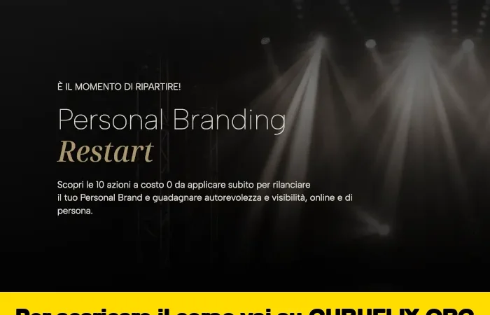 [95% OFF] Personal Branding Restart di Claudia Barberis