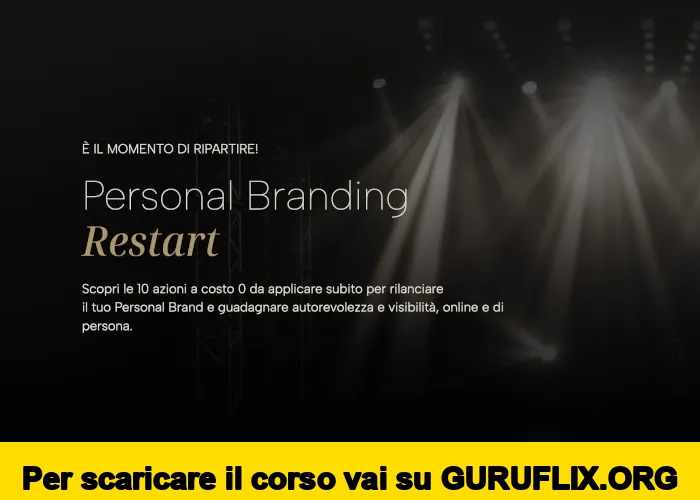 [95% OFF] Personal Branding Restart di Claudia Barberis