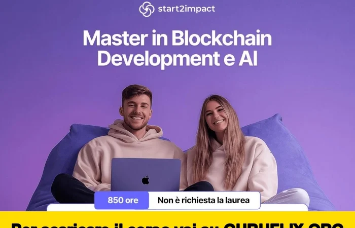 [95% OFF] Master in Blockchain Development e AI di start2impact
