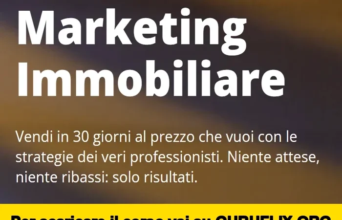 [95% OFF] Master online in marketing e vendita Immobiliare di Alfio Bardolla