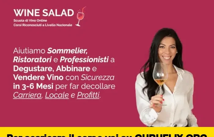 [95% OFF] Corso Professionale da Sommelier Degustatore di Wine Salad
