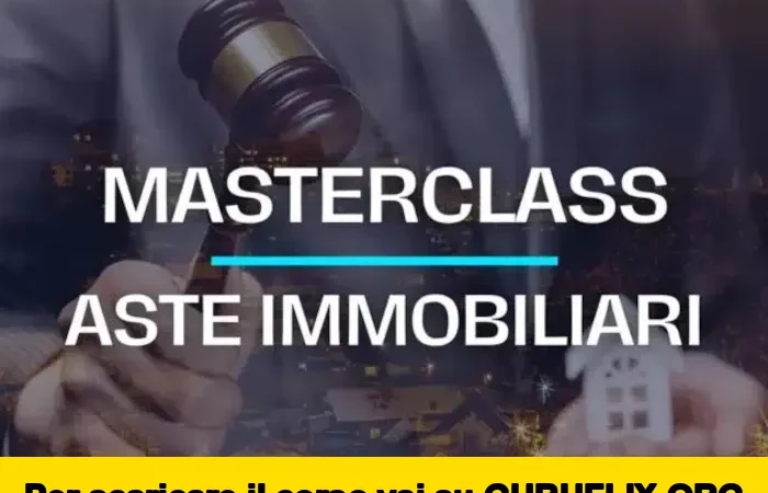 [95% OFF] Masterclass Aste Immobiliari di Giuseppe Gatti