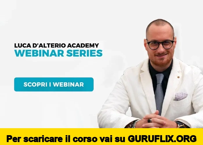 [95% OFF] Webinar Series 4 di Luca d’Alterio
