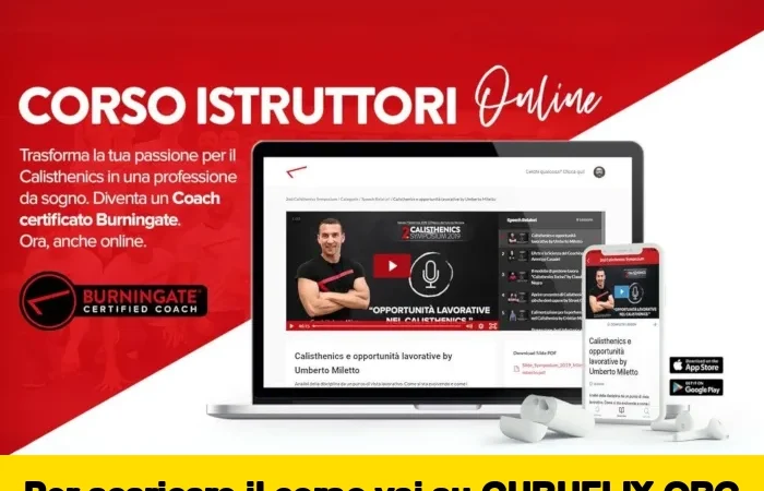 [95% OFF] Corso Istruttori Calisthenics di Burningate