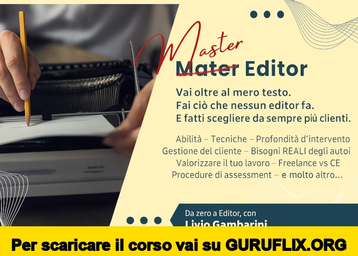[95% OFF] Master Editor di Rotte Narrative