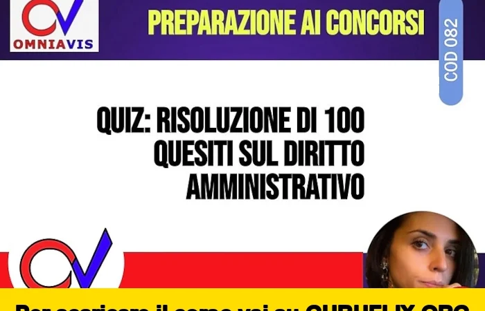 [95% OFF] Risoluzione di 100 quesiti sul diritto amministrativo (Cod082_5) di Omniavis