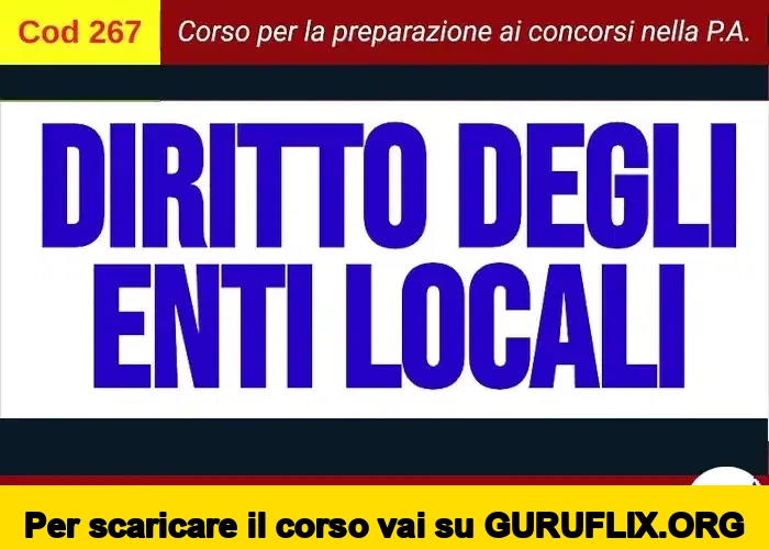 [95% OFF] Diritto degli Enti Locali (Cod267) di Omniavis