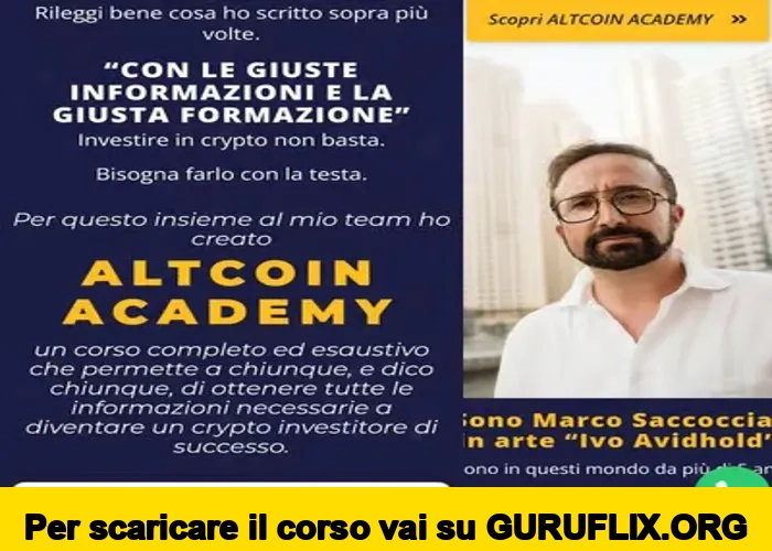 [95% OFF] Altcoin academy di Ivo Avidhold