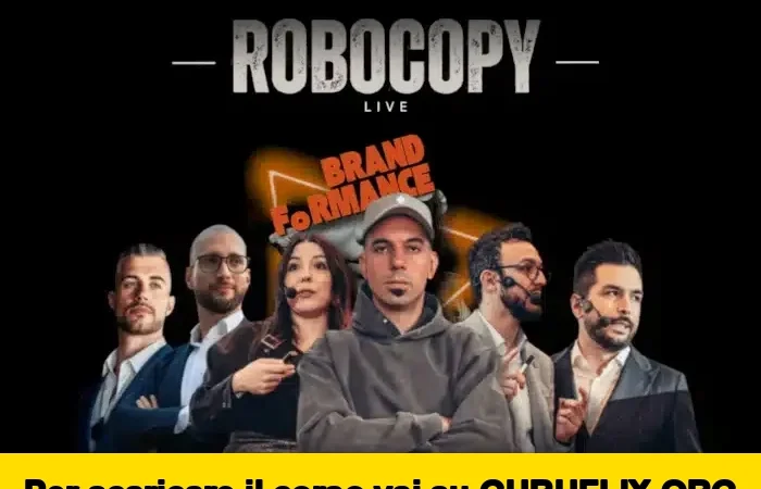 [95% OFF] Robocopy Live (Novembre 2024) di Marco Lutzu