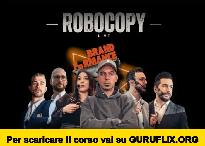 [95% OFF] Robocopy Live (Novembre 2024) di Marco Lutzu