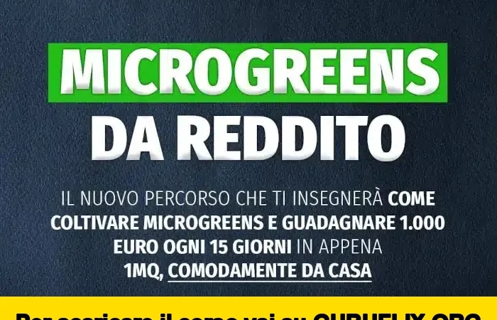 [95% OFF] Microgreens da Reddito (Premium) di Rendita Agricola