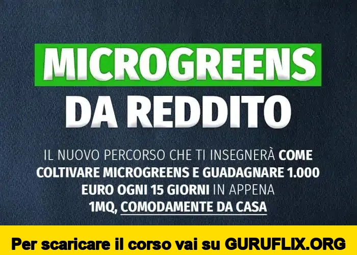 [95% OFF] Microgreens da Reddito (Premium) di Rendita Agricola
