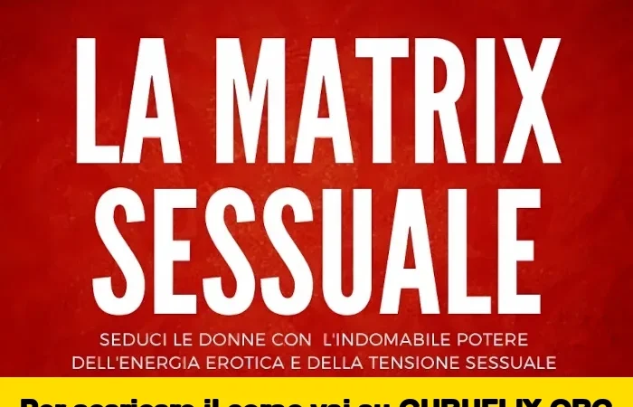 [95% OFF] La Matrix Sessuale di Marco Bux