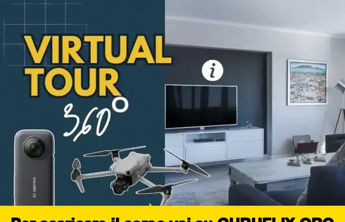 [95% OFF] Corso Virtual Tour 360° di Formazione Semplice