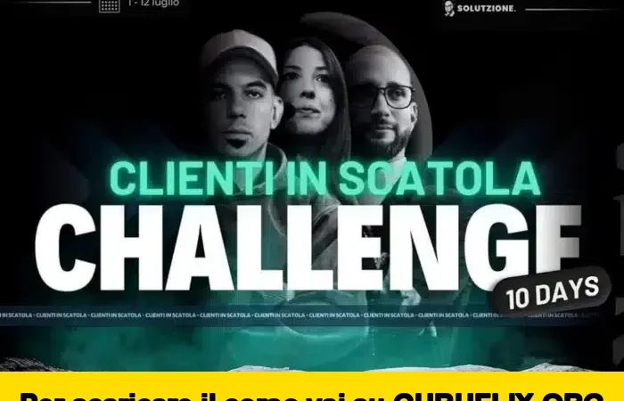 [95% OFF] Clienti in Scatola Challenge di Marco Lutzu