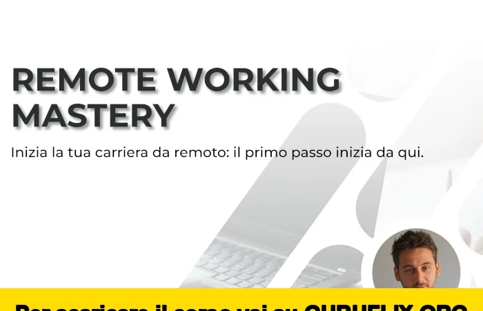 [95% OFF] Remote Working Mastery di Nicolas Fontana