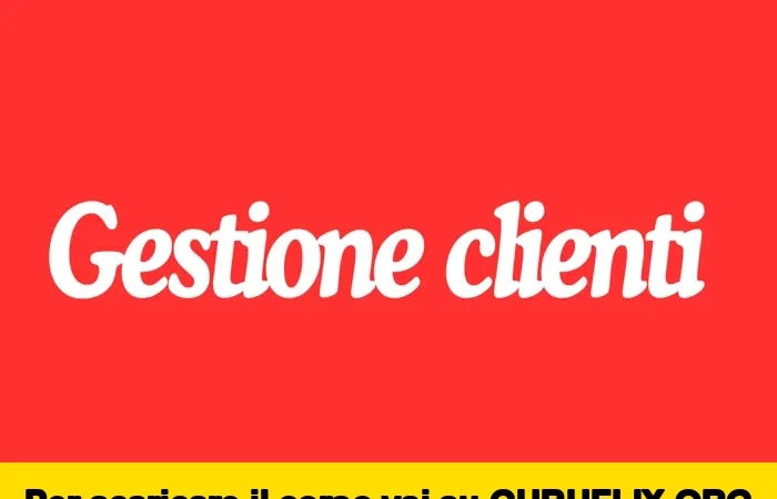 [95% OFF] Gestione clienti di Marketing Espresso AcadeME