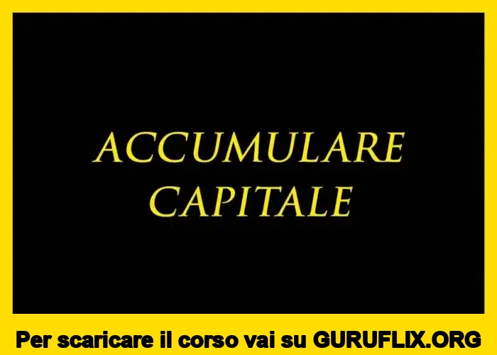 [95% OFF] Accumulare Capitale di Alessandro Lazzaro
