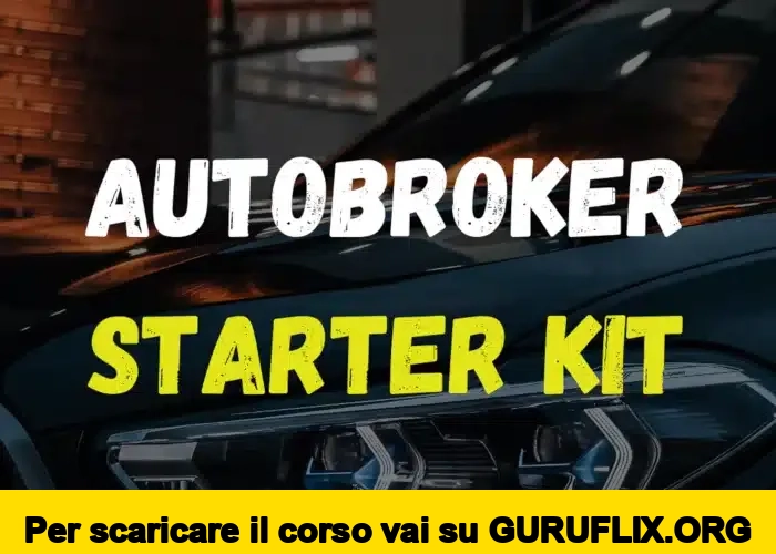 [95% OFF] Auto Broker Starter Kit di Auto Broker Italia