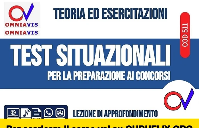 [95% OFF] Test situazionali per Concorsi Pubblici (Cod511) di Omniavis