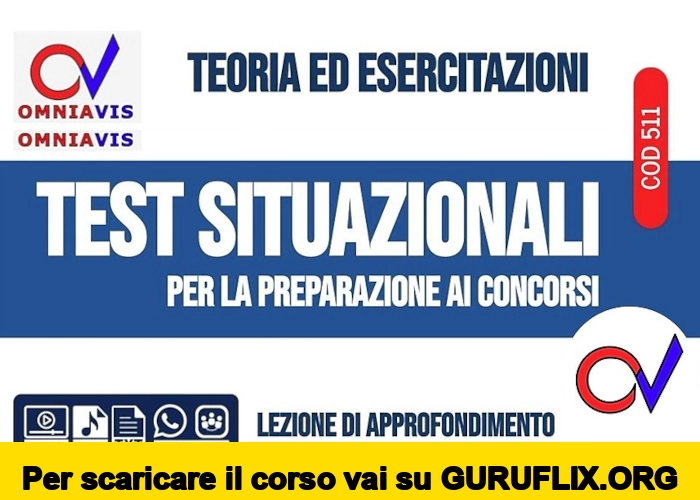[95% OFF] Test situazionali per Concorsi Pubblici (Cod511) di Omniavis