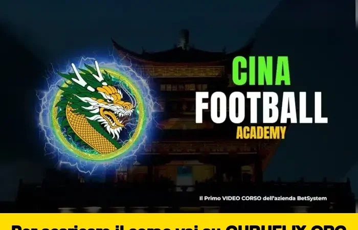 [95% OFF] Cina Football Academy di BetSystem Pro
