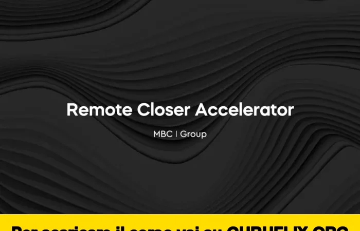 [95% OFF] Remote Closer Accelerator™ di Marco Bergamasco