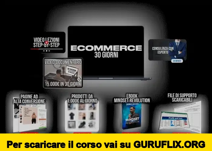 [95% OFF] Ecom in 30 Giorni di Thomas Macorig
