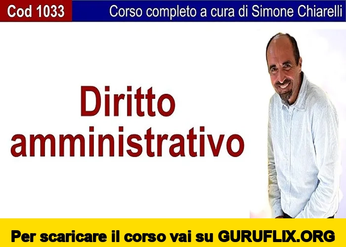 [95% OFF] Corso completo di Diritto Amministrativo cod1033 di Omniavis